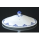 Princess, Blau, DECKEL für Deckelschale Nr. 1104172, oval, Inhalt 100 cl, Royal Copenhagen