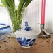 Blaue Blume, geschweift, Zuckerdose Nr. 10/1678 oder 153, Inhalt 15 cl., Royal Copenhagen