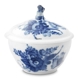 Blaue Blume, geschweift, Zuckerdose Nr. 10/1678 oder 153, Inhalt 15 cl., Royal Copenhagen