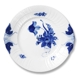 Blue Flower, Curved, Round Cake Dish no. 10/1864 or 422, Royal Copenhagen ø26cm
