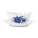 Blue Flower, Curved, Sauce boat on fixed stand no. 563, capacity 35 cl., Royal Copenhagen