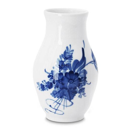Blå Blomst, svejfet, vase nr. 10/1803 eller 678, Royal Copenhagen