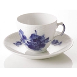 Blue Flower, Braided, Cup and Saucer, Royal Copenhagen