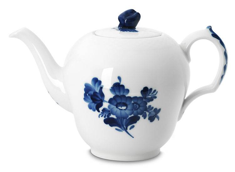 Blue Flower, Braided, Tea Pot no. 10/8244 or 141, Royal Copenhagen, No.  1107141, Alt. 10-8244, Arnold Krog