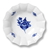 Blå Blomst, flettet, rund asiet, Royal Copenhagen 17cm