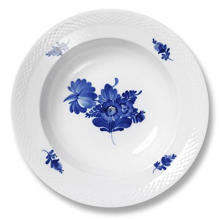 Blaue Blume, glatt, Suppenteller 23cm Nr. 10/8106 oder 605