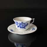 Blue Flower, Angular, Coffee Cup, Royal Copenhagen
