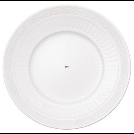 White Fan, plate 25cm no. 624, Royal Copenhagen