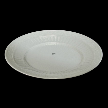 White Fan, 27cm plate no. 627, Royal Copenhagen