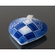Braided Porcelain Heart, Blue and White, Bing & Grondahl no. 9205