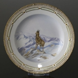 Fauna Danica plate with goat-antilope, Royal Copenhagen