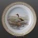 Fauna Danica Hunting Service, Birds plate with greater white-fronted goose, Royal Copenhagen