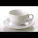 White Magnolia Classic,  Coffee cup with saucer nr. 071, capacity 19 cl, Royal Copenhagen