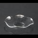 Bølget lysmanchet, sølv Ø 7cm (indvendigt hul 2,5cm)