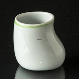 Royal Copenhagen Minas BEBE cup / bowl White with green edge