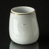 Royal Copenhagen Minas BEBE cup / bowl White with GOLD edge