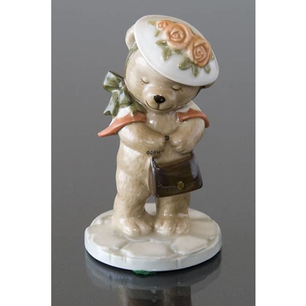Victoria 1998 Annual Teddybear figurine, Bing & Grondahl