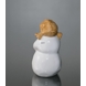 Snowman Mother with Cat, Royal Copenhagen winter figurine no. 018