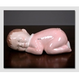 Baby girl sleeping, Royal Copenhagen figurine no. 025