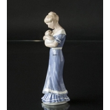 Skandinaviske kvinder, Kvinde med barn, Royal Copenhagen figur