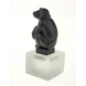 Black Chimpanzee, Royal Copenhagen monkey figurine no. 066