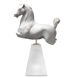 White Torso Sculpture, Pegasus, horse, Royal Copenhagen bisquit figurine no. 078
