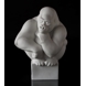 Large white Gorilla , Royal Copenhagen monkey figurine no. 083