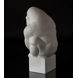 Large white Gorilla , Royal Copenhagen monkey figurine no. 083