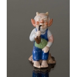 Troll, Grandfather with pipe, Royal Copenhagen figurine