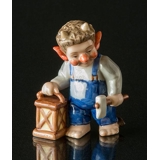 Troll, Father with lamp, Royal Copenhagen figurine