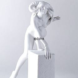 Christel Zodiac Figurines, Aries March to 20th April), Royal Copenhagen figurine no. 1249102 | No. 1249102 | Alt. 1017305 | Christel Marott DPH Trading