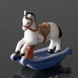 Rocking horse, Royal Copenhagen Toys figurine no. 143