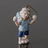 Christmas Figurine Ornament 2005, Snow Fairy with ice, Bing & Grondahl