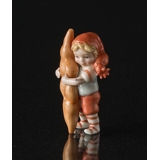 Pixie with cruller, Royal Copenhagen Christmas figurine