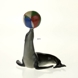 Seelöwe mit Ball, Royal Copenhagen Figur aus der Mini Zirkus Kollektion