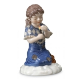 H.C.Andersen figur, den lille pige med svovlstikkerne, Royal Copenhagen figur