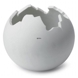 White Globe bowl, medium, Royal Copenhagen no. 231