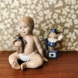 Baby with Teddy, Royal Copenhagen figurine no. 246