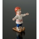 Boy Skiing, Mini Summer and Winter Children, Royal Copenhagen figurine no. 259