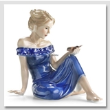 Young Lady with Bird, Royal Copenhagen figurine