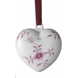Royal Copenhagen Annual Heart, purple palmette