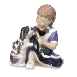 Girl with rabbit, Royal Copenhagen figurine