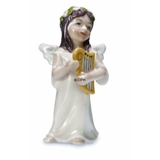 Angel with harp, Royal Copenhagen figurine