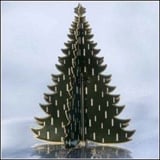 Royal Copenhagen Christmas tree, brass, large