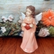 Skytsengel med hjerte, pige, Royal Copenhagen figur nr. 433