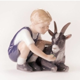 Dreng med ged, Royal Copenhagen figur