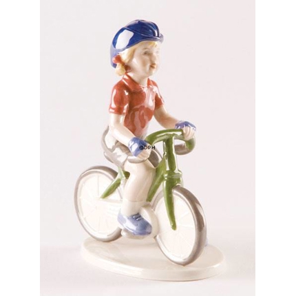 Cykelrytter, Royal Copenhagen figur nr. 458