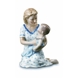 Mother with baby on lap, Royal Copenhagen figurine no. 545