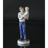 Father with girl on his arm, Royal Copenhagen figurine