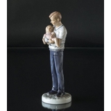 Father with sleeping girl , Royal Copenhagen figurine